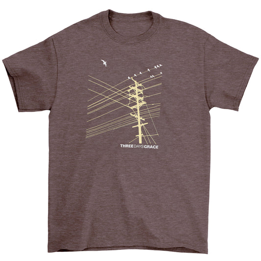 Birds On Wires Slim Fit T-shirt
