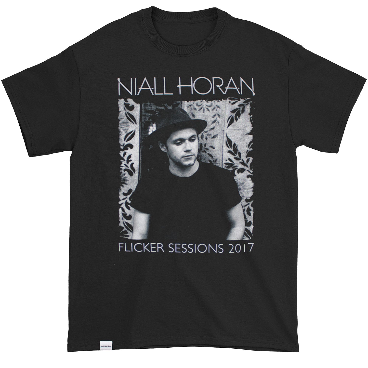 Niall Horan Flicker Sessions 2017 Tour With Personalized Sewn Tag Slim Fit T-shirt