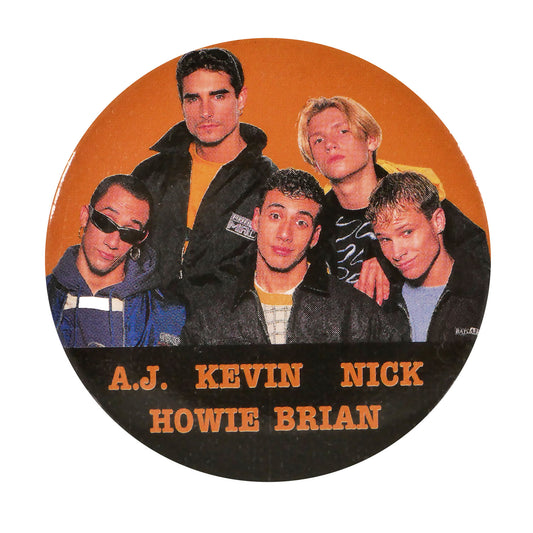 Backstreet Boys A.J. Kevin Nick Howie Brian Button