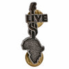 Africa Guitar Logo Pewter Pin Badge