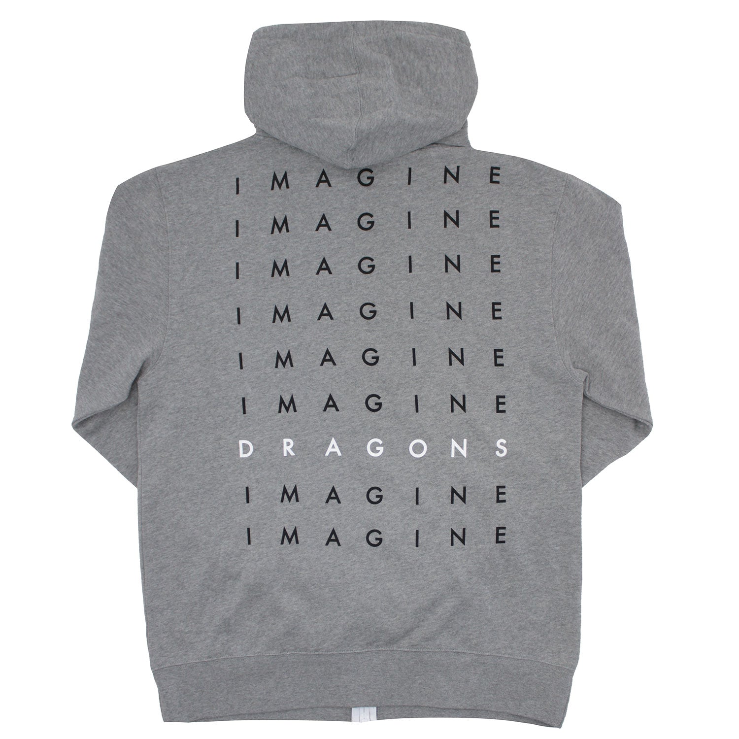 Imagine Dragons Stacked Pocket Logo Zippered Hooded Sweatshirt