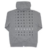 Stacked Pocket Logo Zippered Hooded Sweatshirt