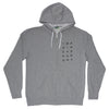 Stacked Pocket Logo Zippered Hooded Sweatshirt