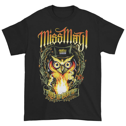 Let it burn Owl Slim Fit T-shirt