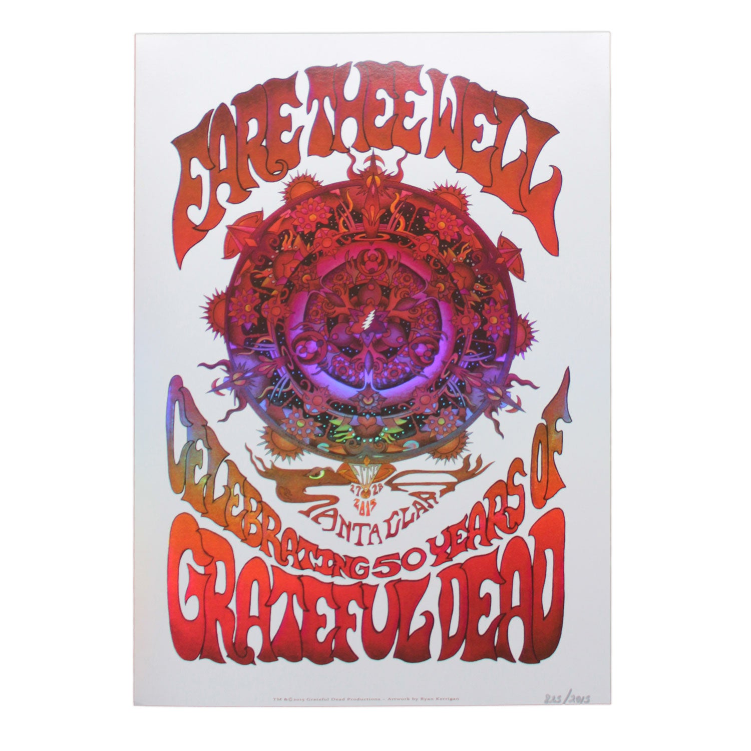Fare Thee Well by Ryan Kerrigan (Red Edition) Limited Screenprint