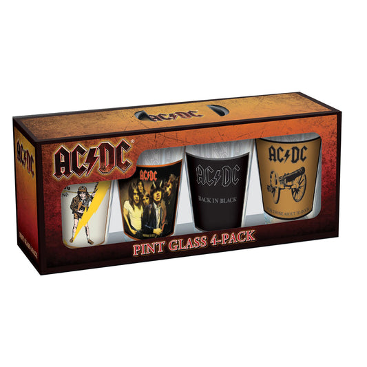 Classic Covers Pint Glass 4-Pack Pub Glass Set