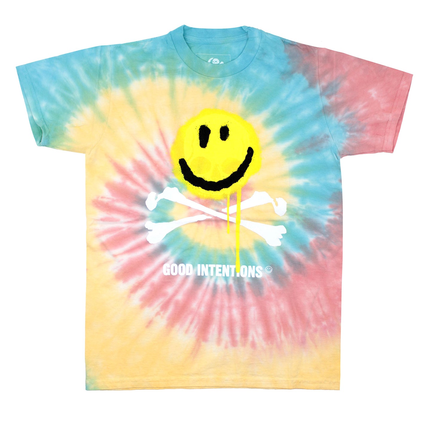 Good Intentions Smile Tie Dye T-shirt