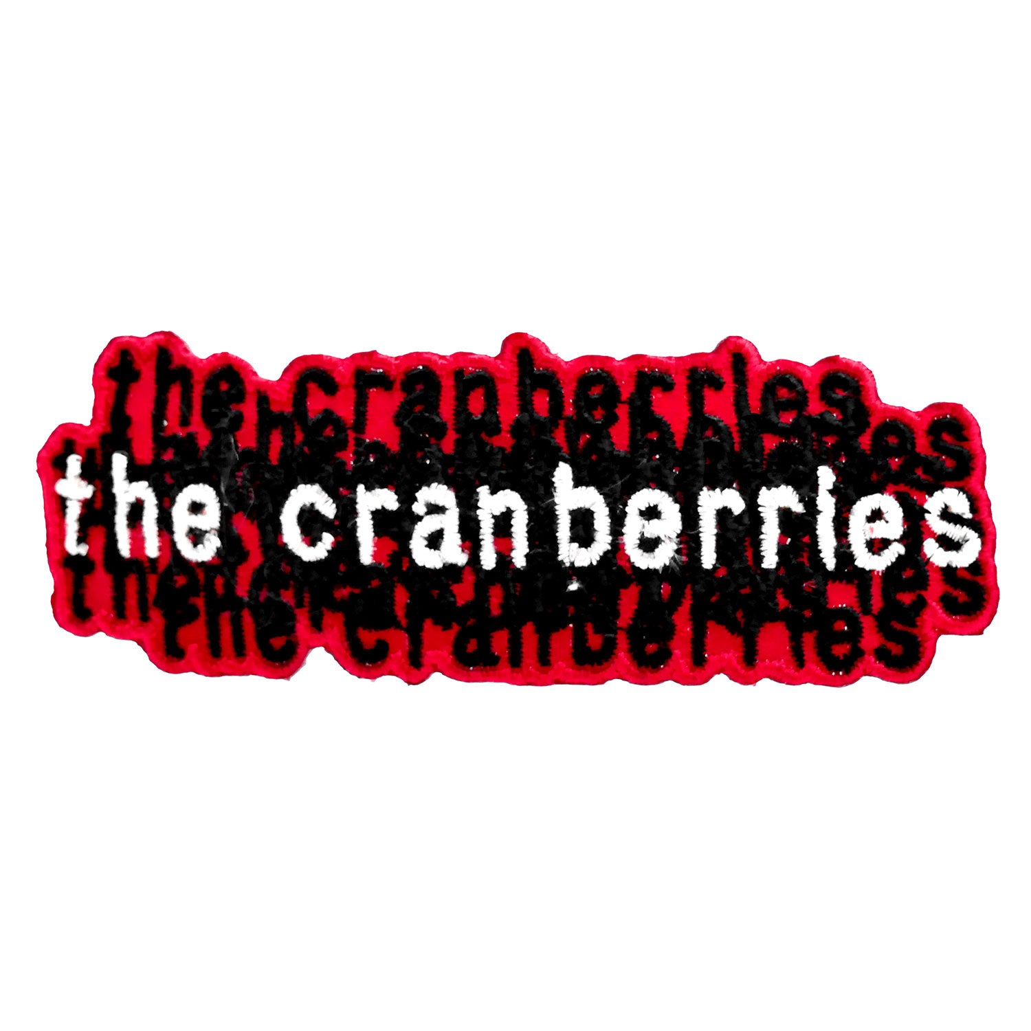 The Cranberries Stacked Logo Embroidered Patch