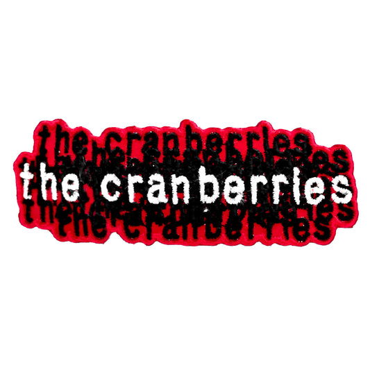 The Cranberries Stacked Logo Embroidered Patch