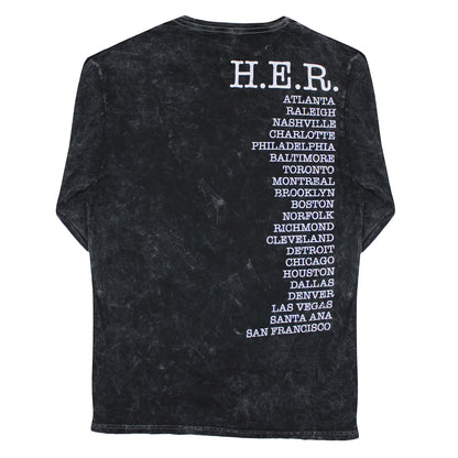 damage Tie Dye  Long Sleeve