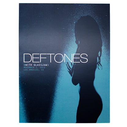 Deftones November 1, 2013 Los Angeles, CA Lithograph Concert Promo Poster