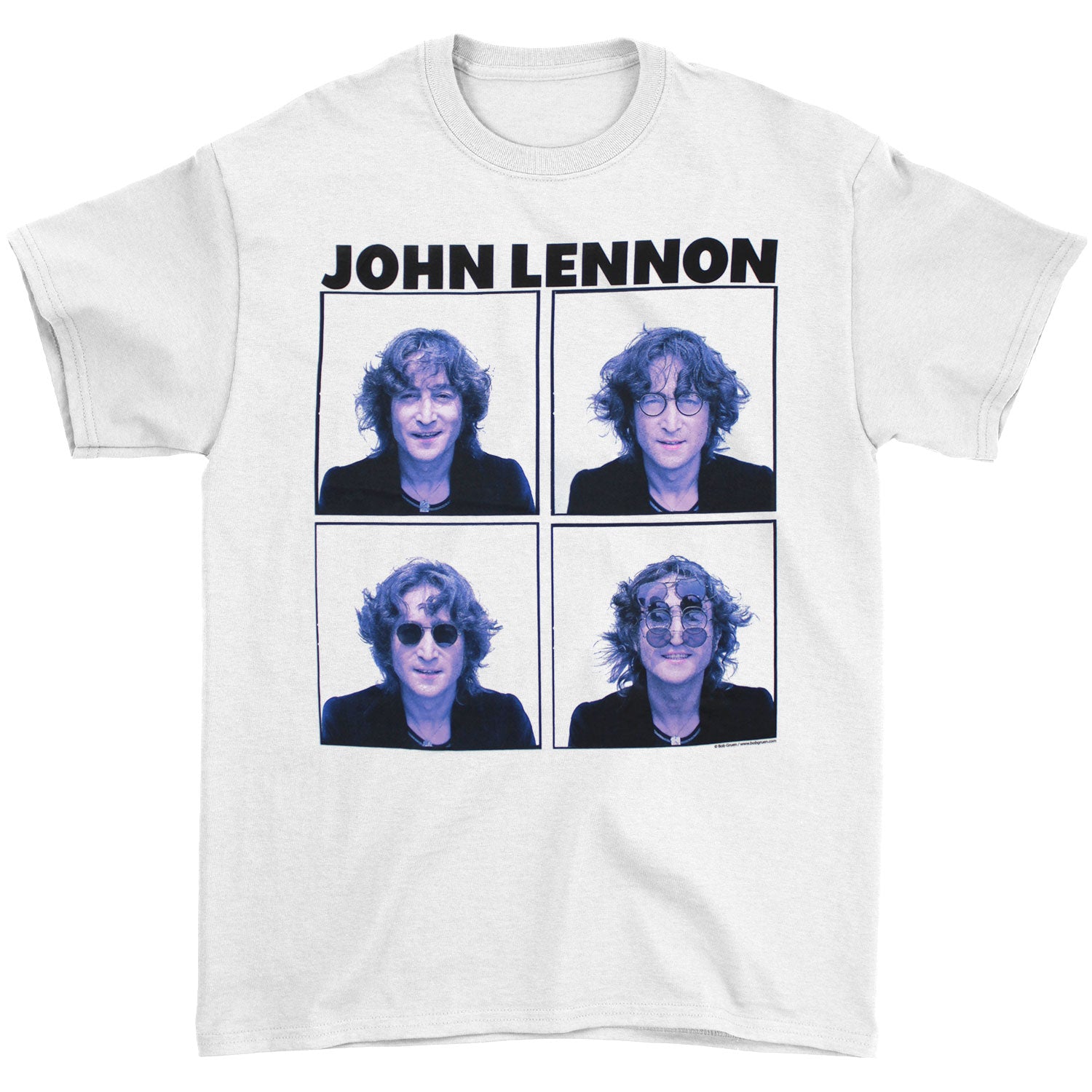 4 Individual Boxed Photos Under Logo Slim Fit T-shirt