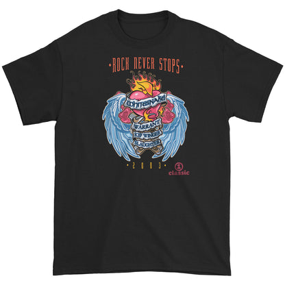 Whitesnake Rock Never Stops 2003 T-shirt