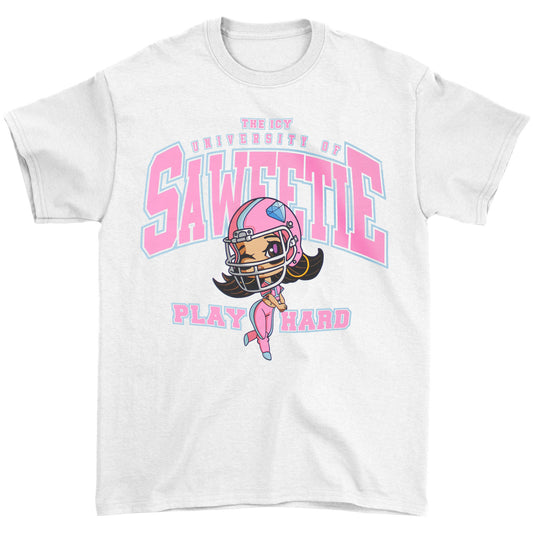 The Icy University Of Saweetie Play Hard T-shirt