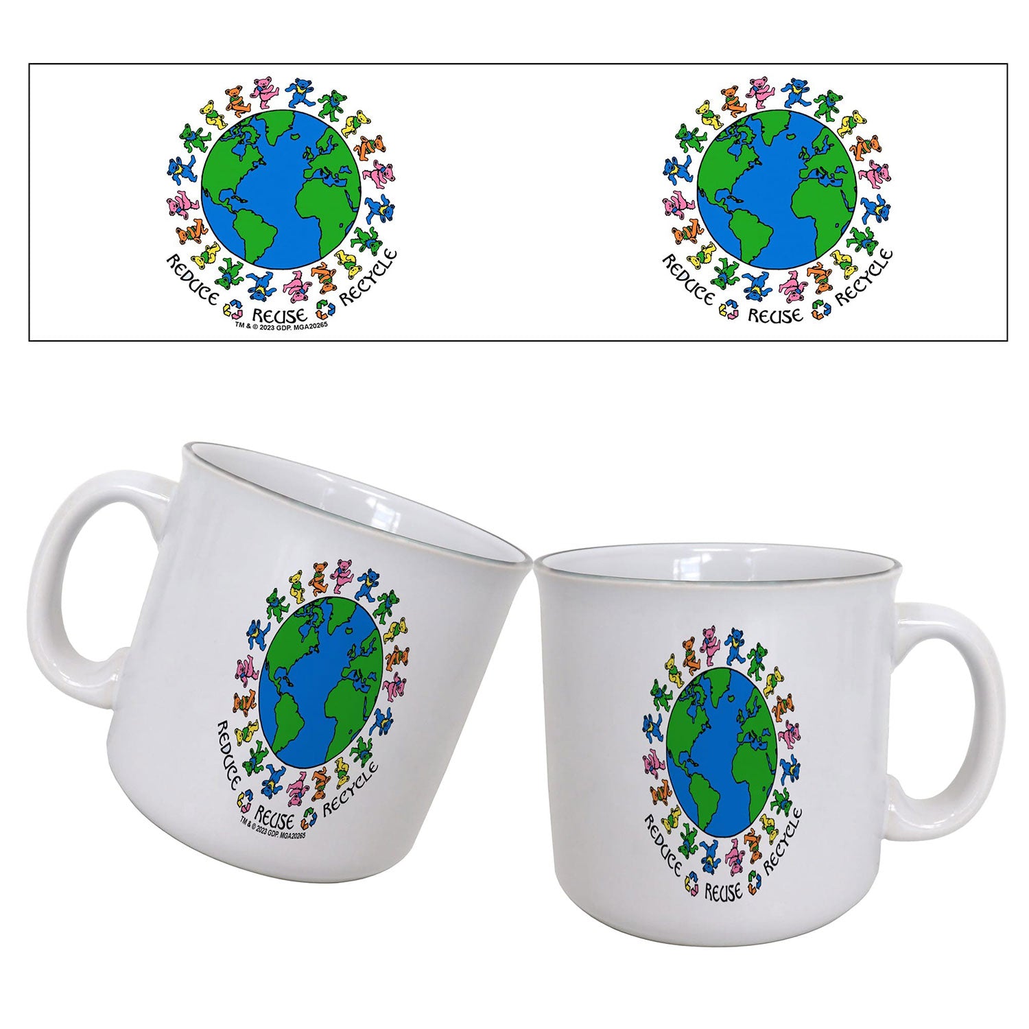 Reduce, Reuse, Recycle Coffee Mug