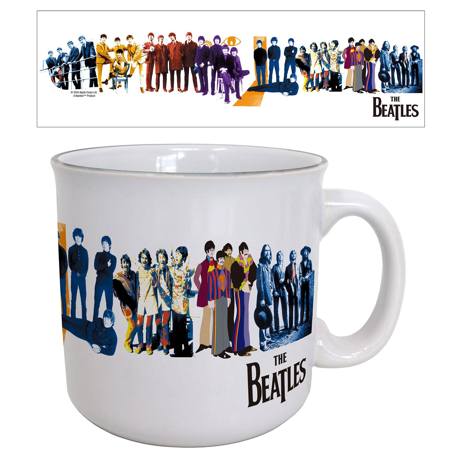 The Beatles Through the Years Coffee Mug