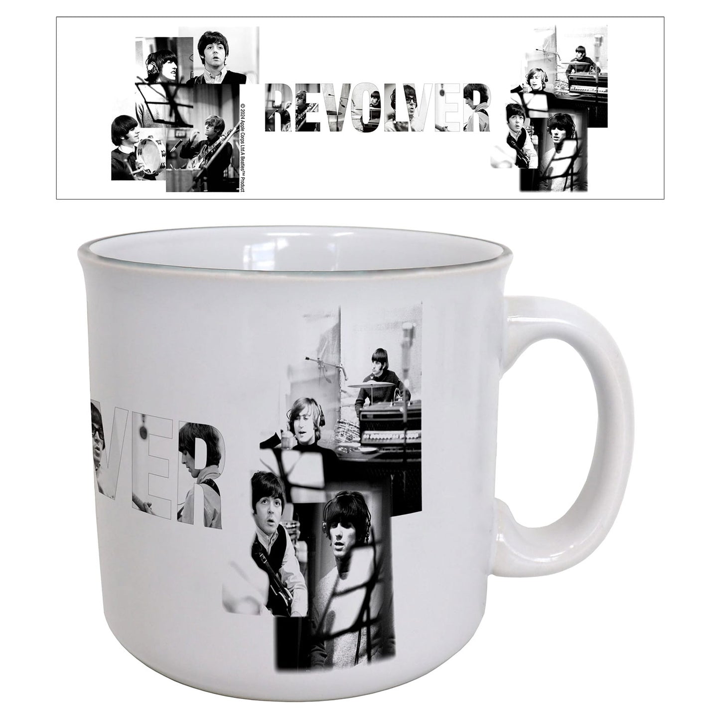 The Beatles Revolver (Collage) Coffee Mug
