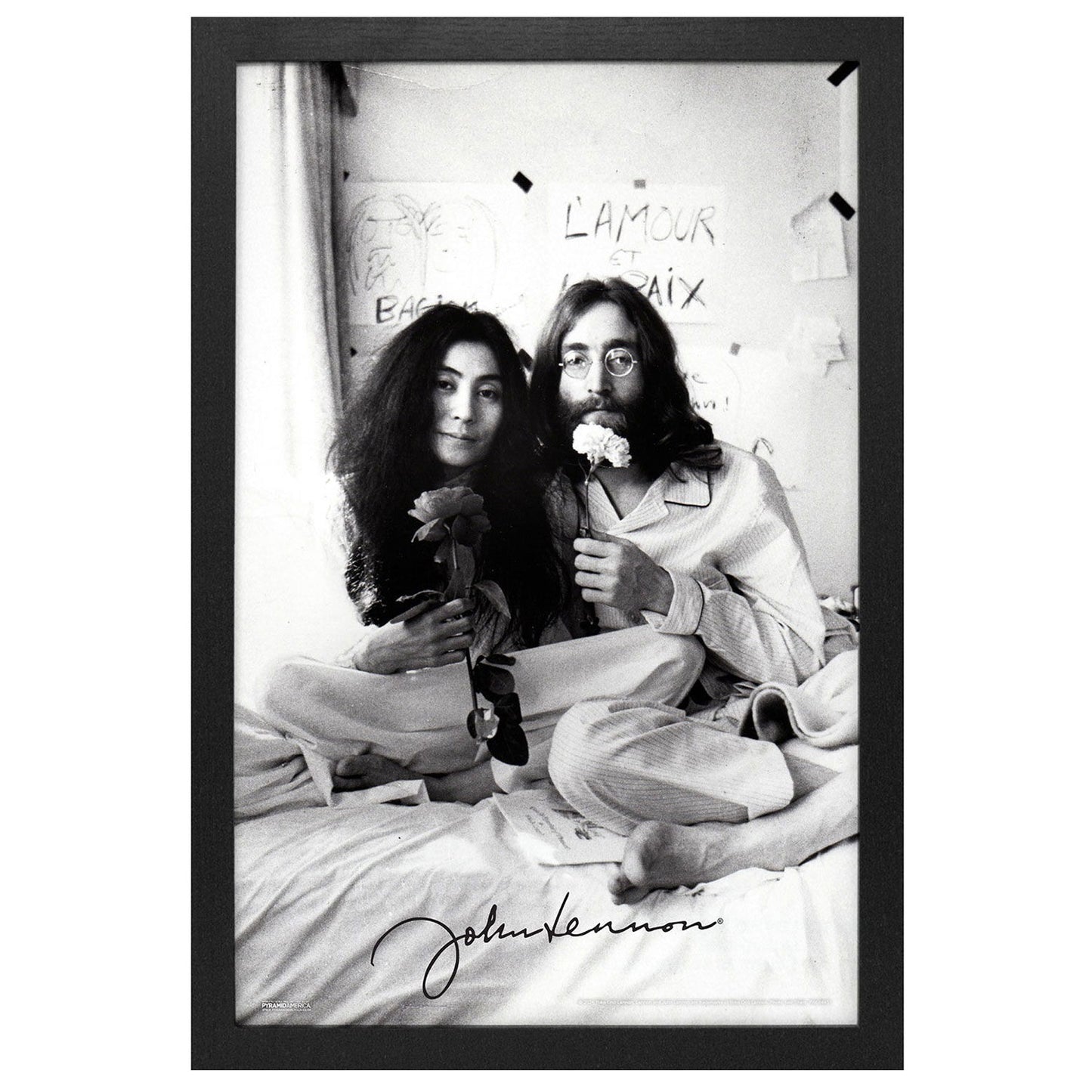 John & Yoko Framed Wall Art
