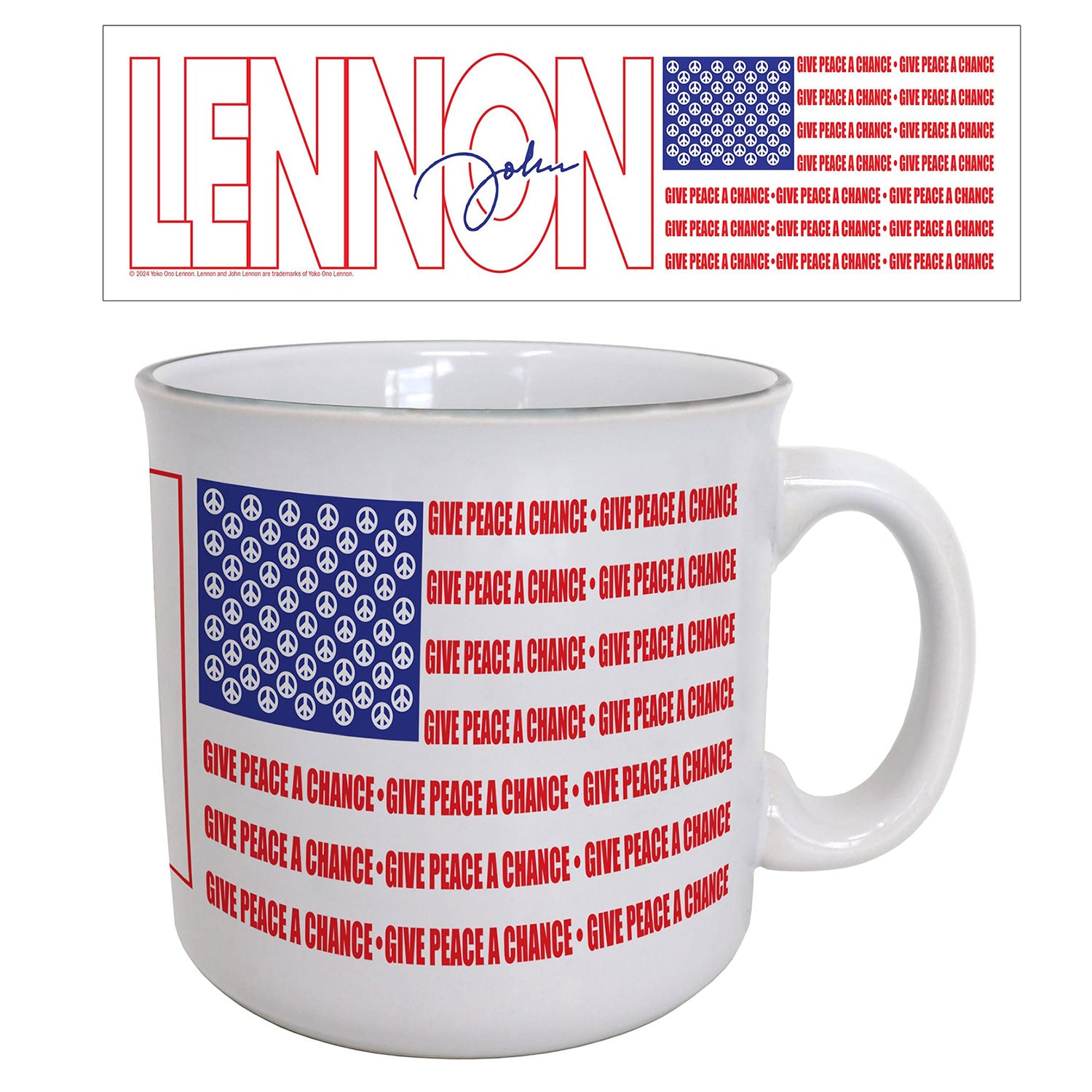 Give Peace A Chance-Flag Coffee Mug