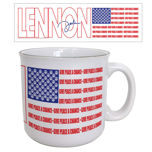 Give Peace A Chance-Flag Coffee Mug
