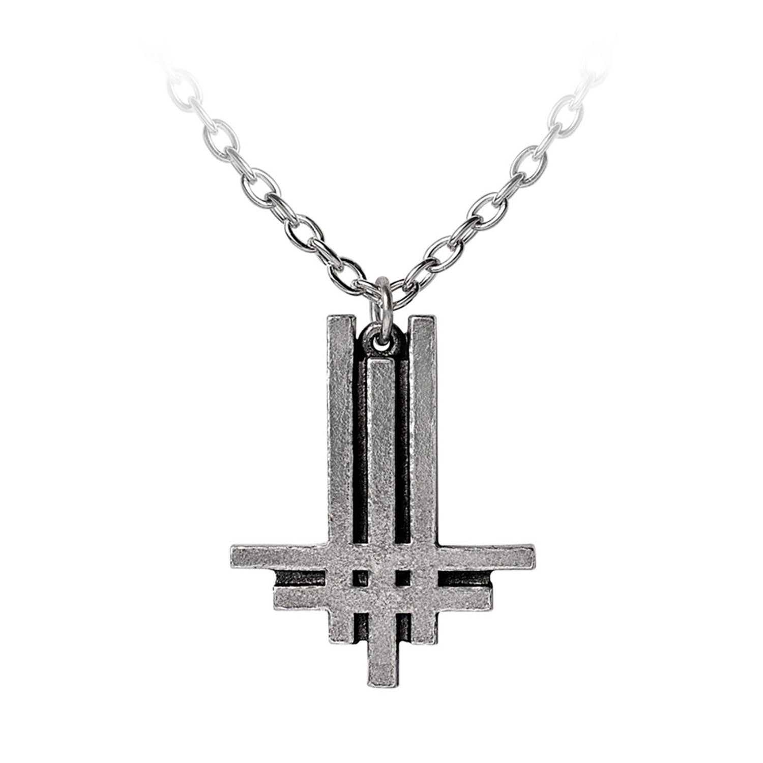 Behemoth Cross Pendant Necklace