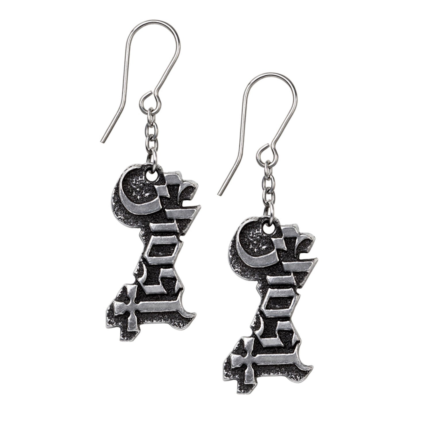 Ghost Logo Dropper Earrings Earrings