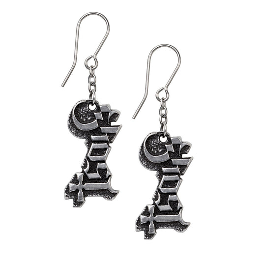 Ghost Logo Dropper Earrings Earrings
