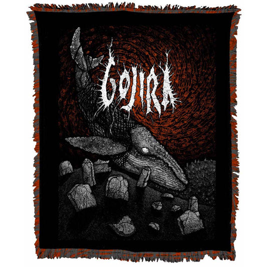 A Ghost In The Void by Dylan Garrett Smith (Rockabilia Exclusive) Throw Blanket