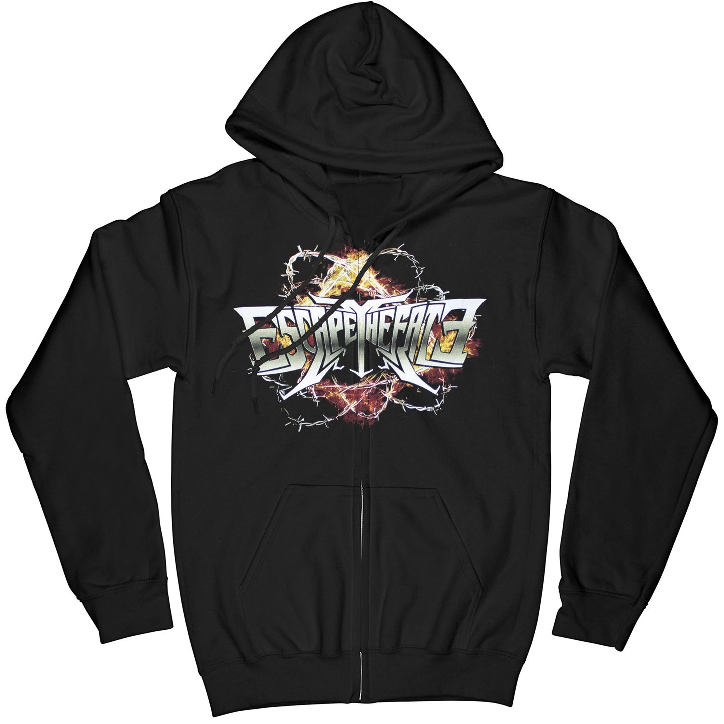 Escape The Fate Tour 2012 Zippered Hooded Sweatshirt