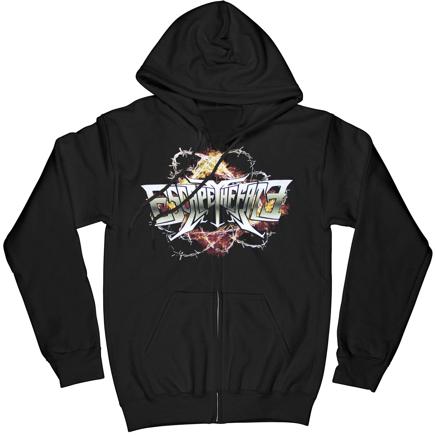 Escape The Fate Tour 2012 Zippered Hooded Sweatshirt