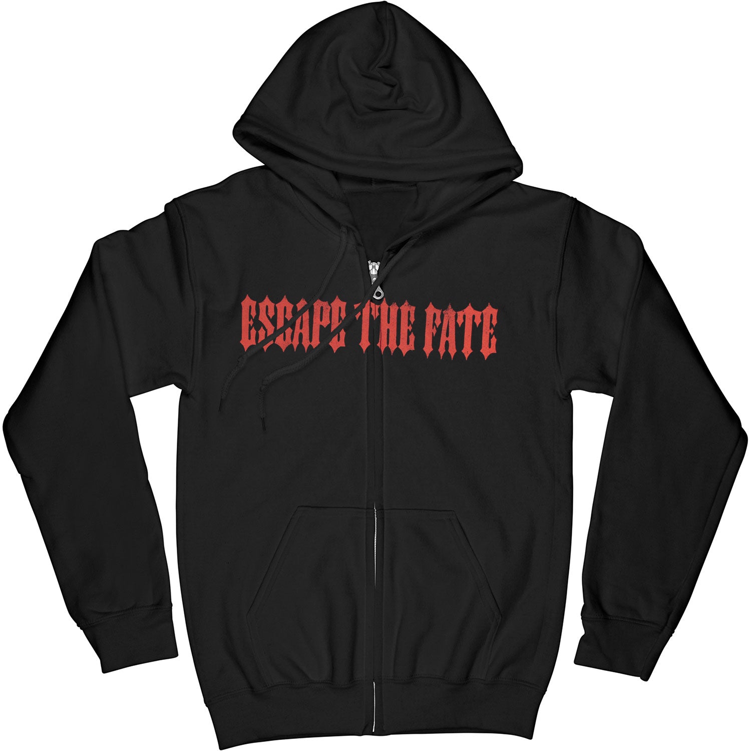 Dying Is Your Latest Fashion Zippered Hooded Sweatshirt