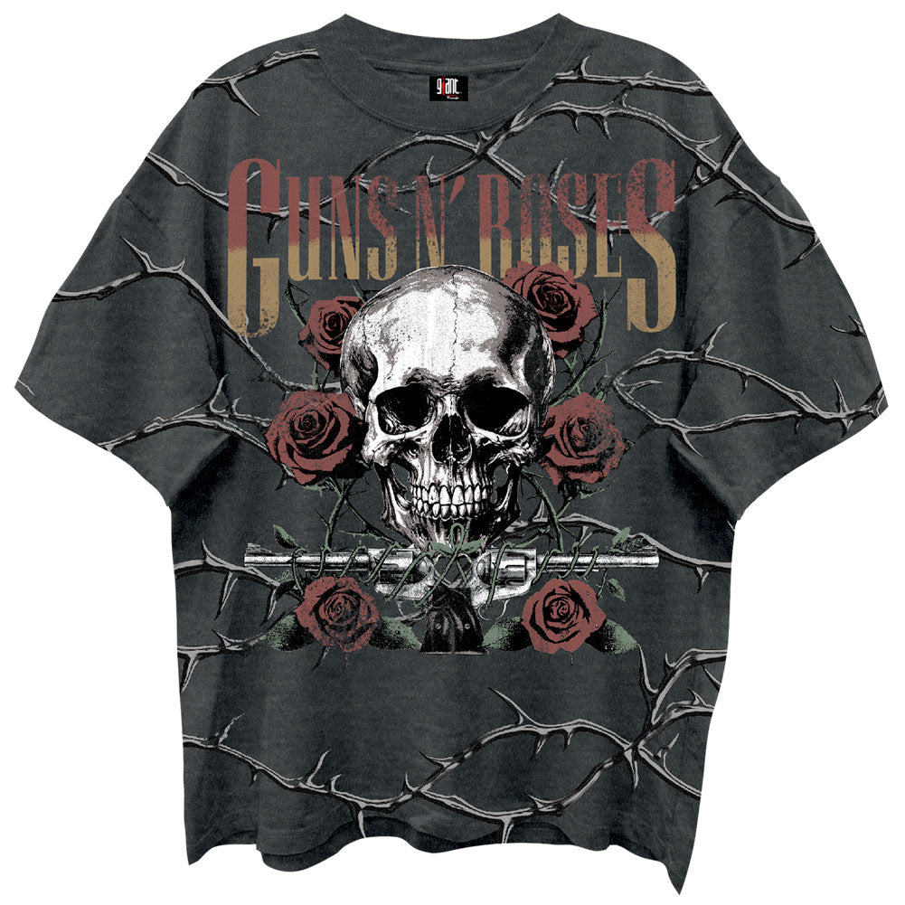 GNR Skull Roses Vintage T-shirt