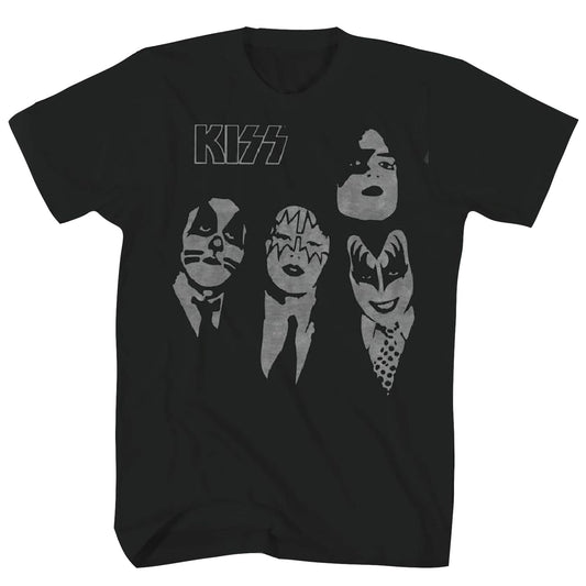 Dressed To Kill Heads In Black & White T-shirt