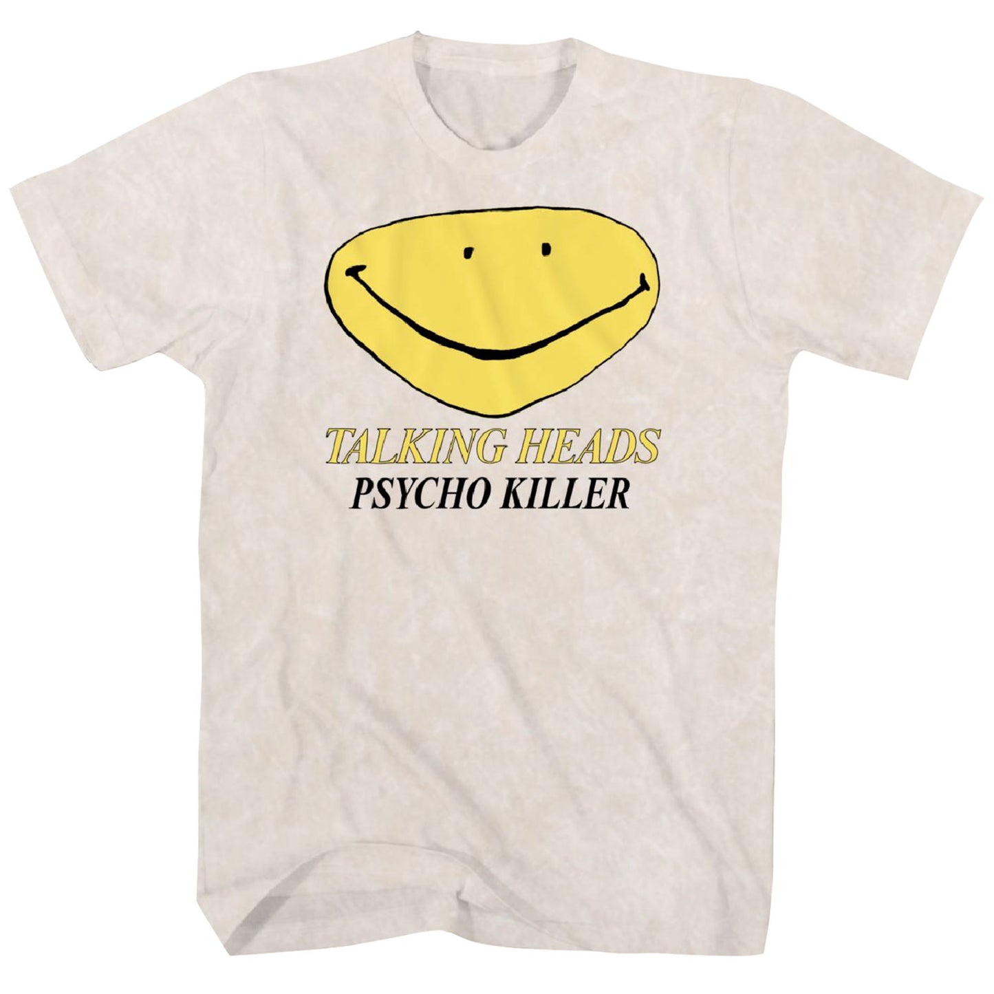 Psycho Killer Smiley Face Mineral Wash T-shirt