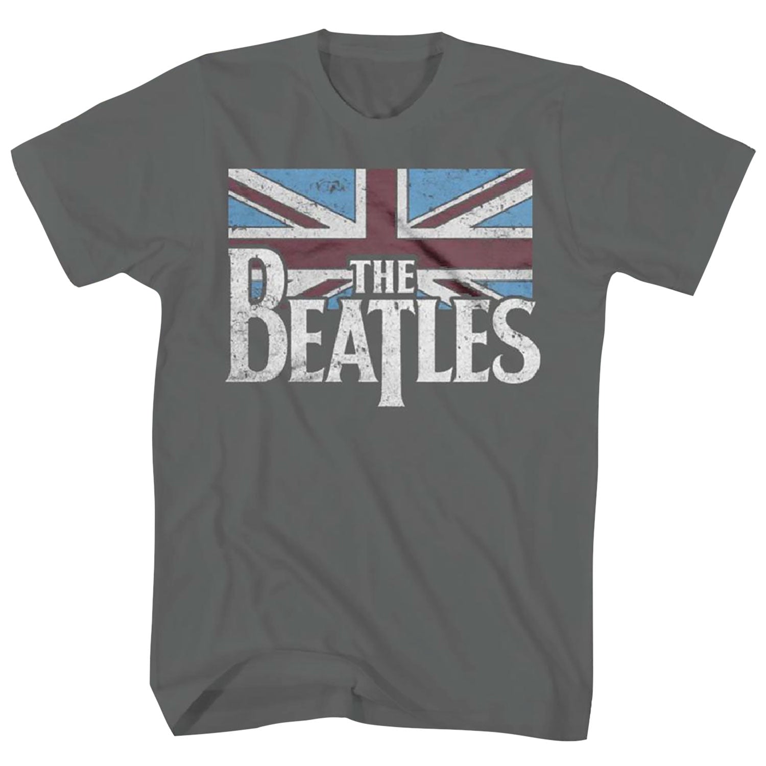 Beatles Flag Charcoal T-shirt