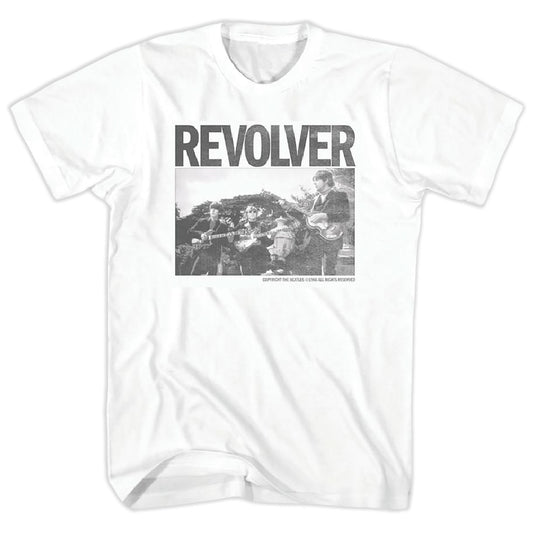 Revolver On White T-shirt