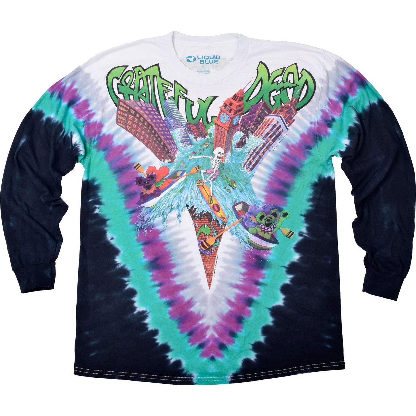 Wake Of The Flood Tie Dye  Long Sleeve