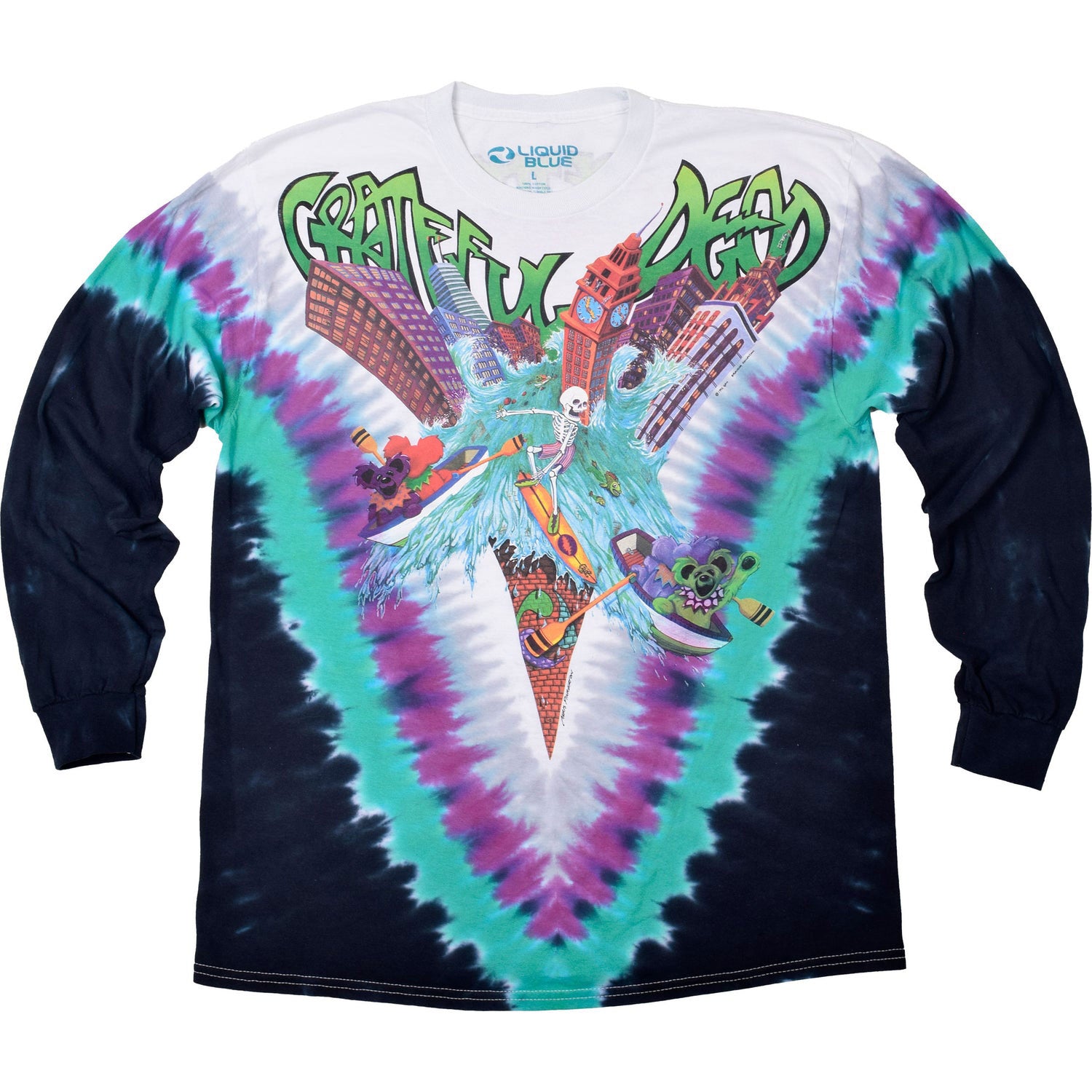 Wake Of The Flood Tie Dye  Long Sleeve