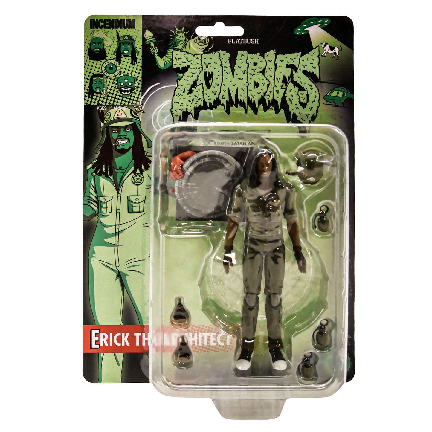 'Erick The Architect' Day Glow 5" FigBiz Action Figure Action Figure