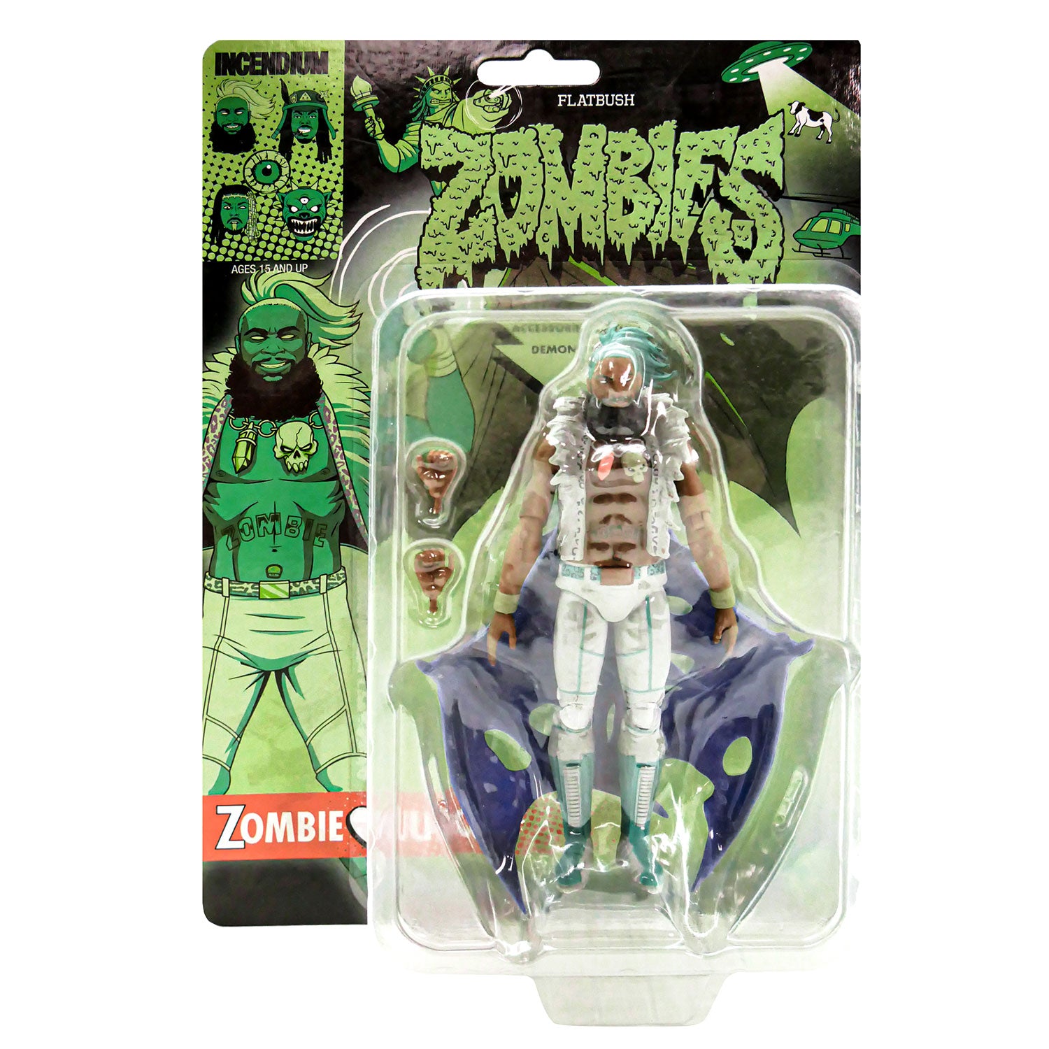 'Zombie Juice' Day Glow 5" FigBiz Action Figure Action Figure