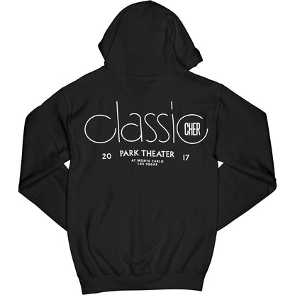 Classic Cher 2017 Residency At Park Theater Zippered Hooded Sweatshirt