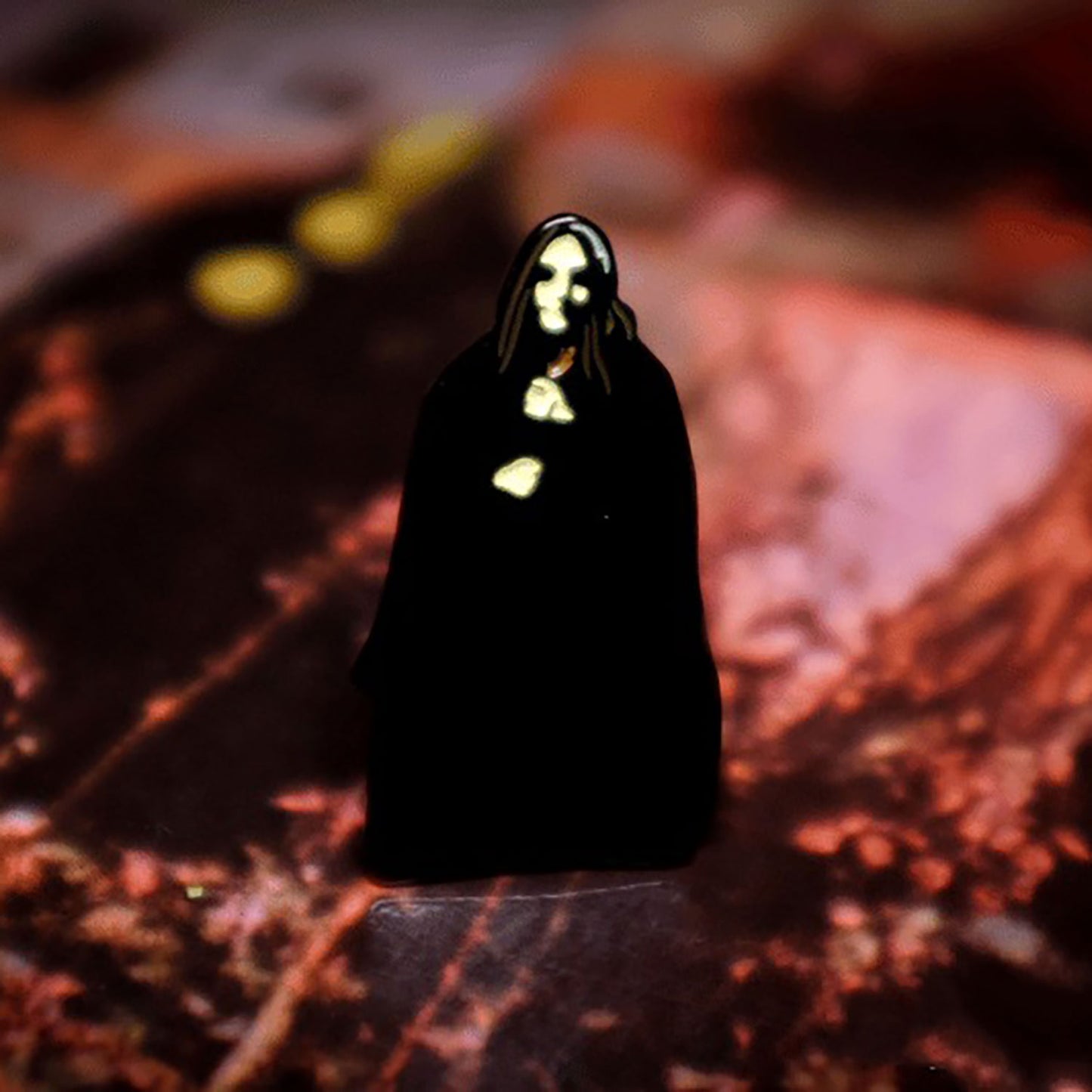 Black Sabbath Witch Enamel Pin + Magnet Attachments Pewter Pin Badge