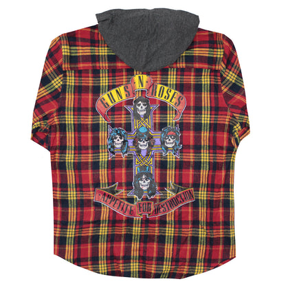 Appetite For Destruction Hooded Flannel Flannel