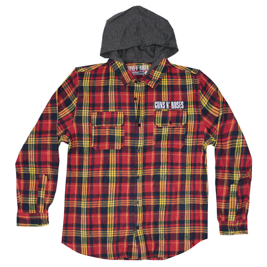 Appetite For Destruction Hooded Flannel Flannel