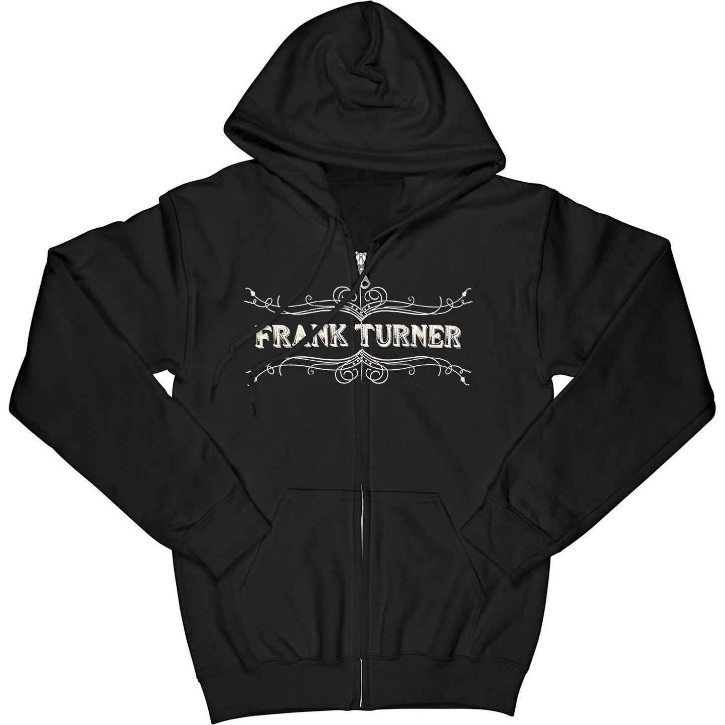 Made in England Logo Zippered Hooded Sweatshirt