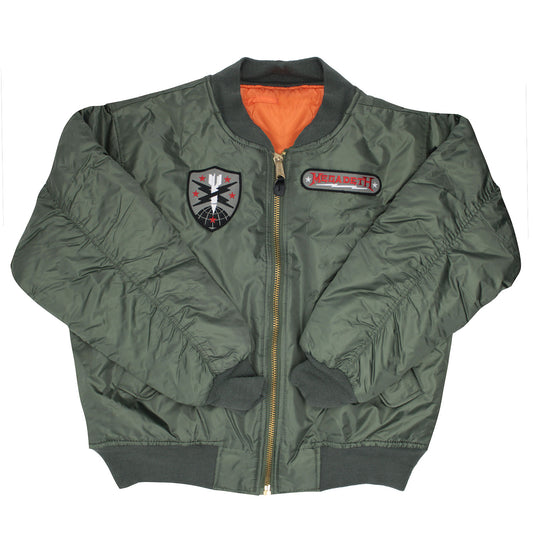 Megadeth Logos Rothco MA-1 Flight Jacket Jacket