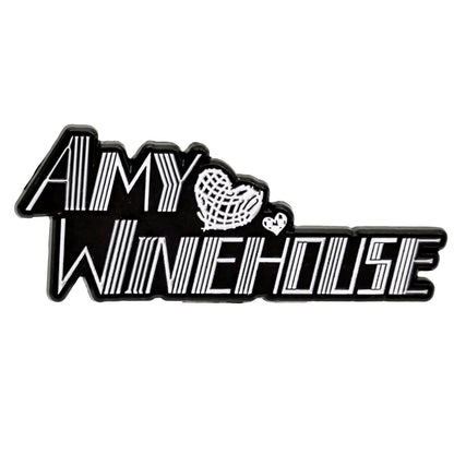 Hearts Logo Pewter Pin Badge