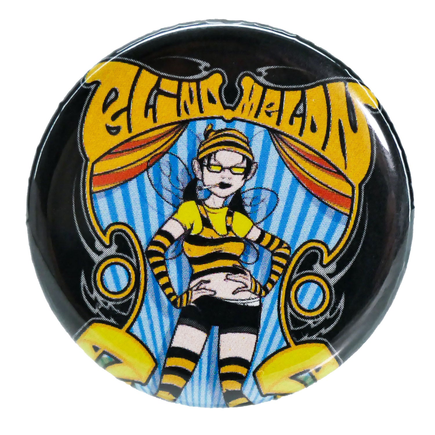 Bee Girl Button