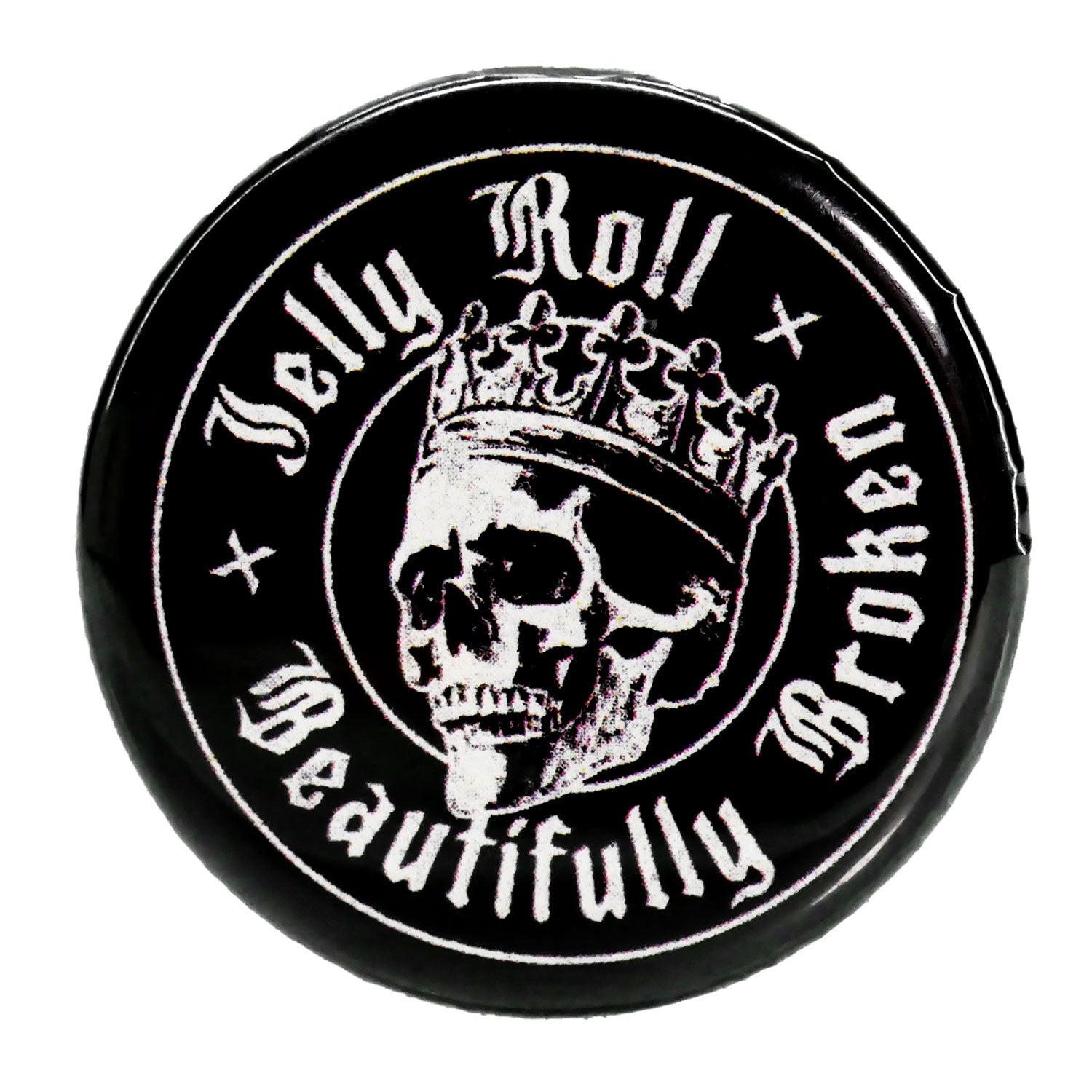 Jelly Roll Skull Seal Button