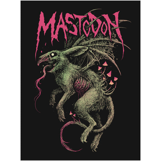 The Beaster by Rob Borbas (aka Grindesign) (Rockabilia Exclusive) Limited Screenprint